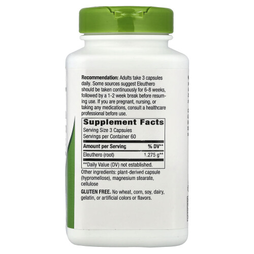 Nature's Way, Σιβηριανής Ελευθέρου Root, 180 Vegan Capsules (425 mg per Capsule) 1