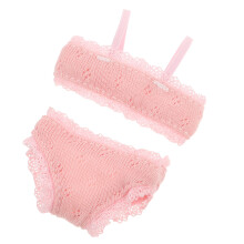 5Ensembles Sous-Vêtements Rose Dentelle Souple Pour Déguisement