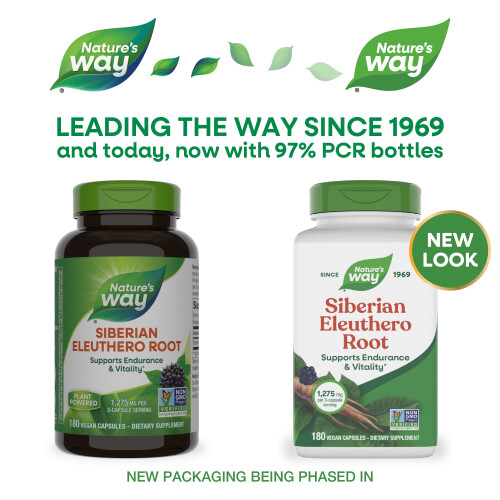 Nature's Way, Σιβηριανής Ελευθέρου Root, 180 Vegan Capsules (425 mg per Capsule) 2