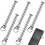 10Sets Professional Handheld Folding Fan Shaft Rivets and Nuts Silver 1