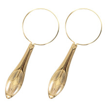 2Pcs Golden Metal Handheld Magnifiers Portable Insect Loupe for Kids