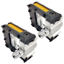3Pairs Compact Black Bicycle Pedals Durable Aluminum for Kids Bike Use