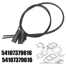 4x Cabos de Vidro de Teto Solar Preto para   Cooper F55, 56 e 60 2017-2020 54107379616 54107379616 Acessórios para Carro