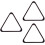 3Pièces Organisateur Triangle Billard Stable Pour Joueurs 8