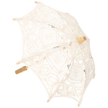 5Pcs Vintage Lace Parasol Umbrella Girls Photo Prop Wedding Decoration