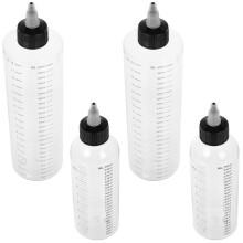 16Pcs Leakproof Clear Plastic Hair Oil and Dye Applicator Bottles