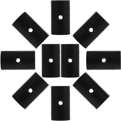 24Pcs Mini Foosball Table Locators Black Plastic Replacement Parts Set