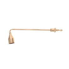 5Pcs Elegant Metal Wick Snuffer Golden Candle Flame Extinguisher Tool