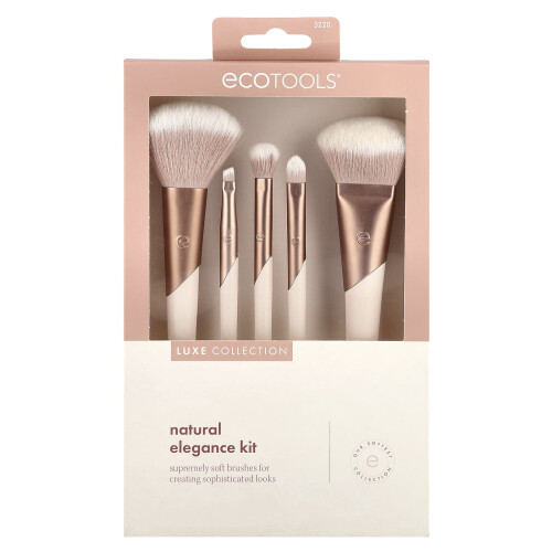 EcoTools EcoTools, Luxe Collection, Natural Elegance Kit, Supremely Soft Brushes, 5-ki Kit 1