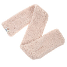 3Pcs Soft Beige Winter Plush Scarf Warm Fuzzy Neck Wrap for Girls