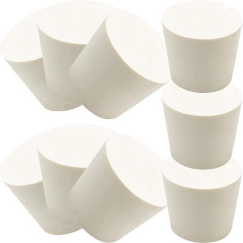18Pièces Bouchons En Caoutchouc Beige Polyvalents Pour Bouteilles