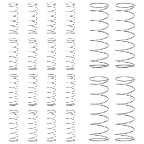 80Pcs Toilet Flush Button Replacement Springs Stainless Steel Silver