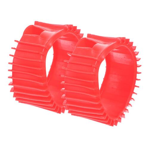 6Pcs Durable Silicone Acetylene Gauge Covers Red Cushioning Protector