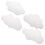 20Pcs Self-Adhesive Cloud Wall Mirrors White Acrylic Home Vanity Decor 1