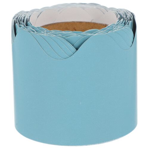 4Rouleaux Bordure Bleue Résistante Pour Décoration De Classe