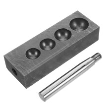 4Pcs Black Graphite Ingot Mold for Jewelry Metal Glass Sphere Casting