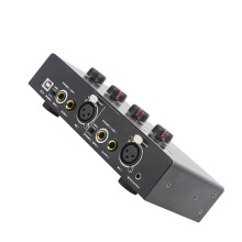 1Set Dark Grey Microphone Amplifier Dual Mic Preamp with Clear Audio