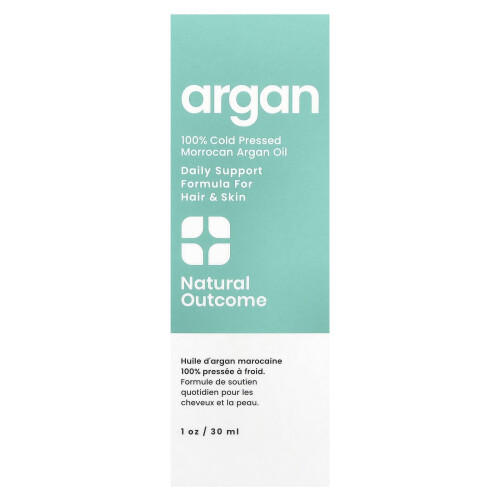 Natural Outcome, 100% Cold Pressed Marokkaanse Arganolie, 1 oz (30 ml) 1