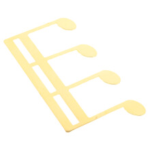 4Pcs Golden Metal Music Holder Clips Portable Sheet Music Page Holders