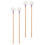 4Pcs Professional Felt Drum Mallets Wood Handle Purple for Drummers 1