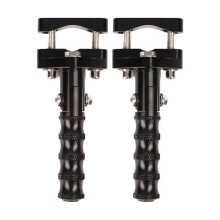 Motorcycle Footrests Highway Rotatable Folding Foot Pegs 22-28mm for R1200GS ADV R1250GS LC S1000XR F900R Black