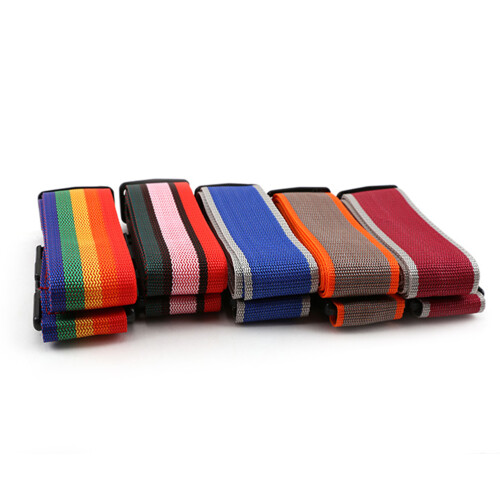 Blue Luggage Strap Buckle Adjustable Suitcase Belt