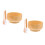 2Ensembles Ensemble Bol Bois Kaki Outils DIY Réutilisables 2