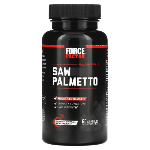 Force Factor, Fundamentals, Saw Palmetto, 60 Capsules 2