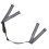 5Pcs Assorted Color ABS Chin Straps Adjustable Universal Parts 1