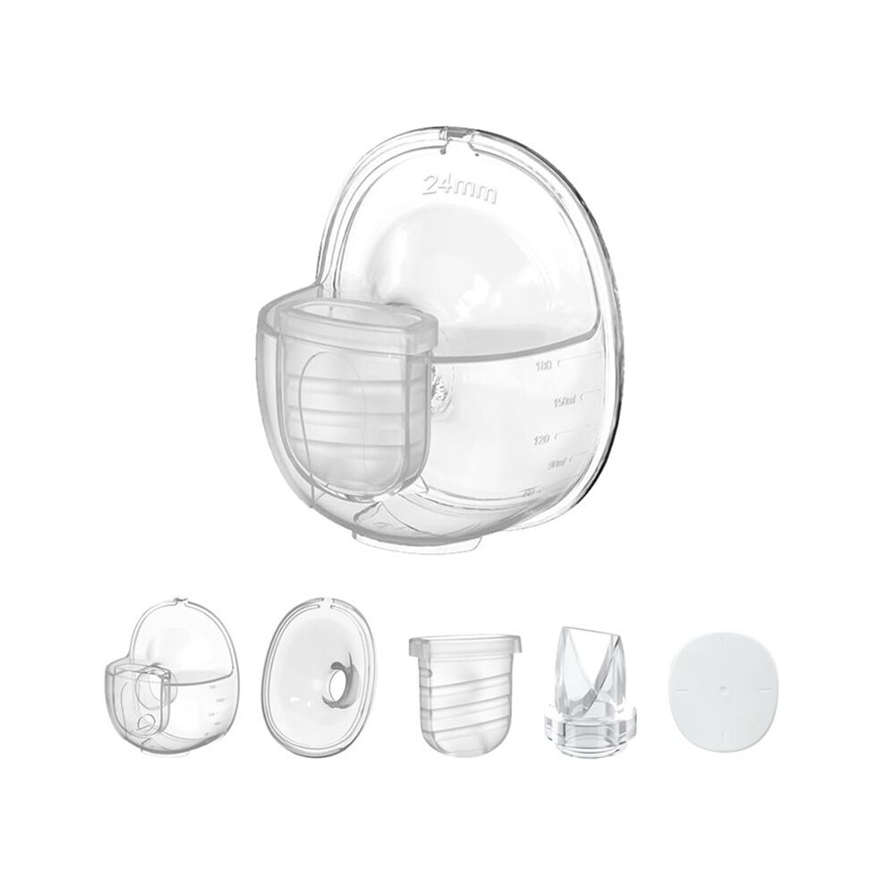 Wearable Breast Pump Parts for S32 Pump, Milk Collector Cup, Flange Duckbill Valve, Silicone Diaphragm 24mm