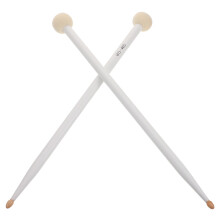8St Drumsticks Wit Van Hout En Voor Slaginstrumenten En Band