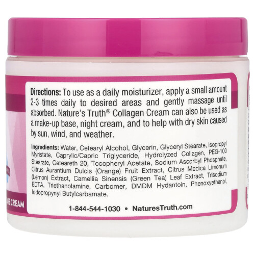 Nature's Truth, Collageen Crème, Ongeurende, 4 oz (113 g) 1