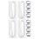 Pool Pump Hose White Polyethylene Leakproof Flexible for Swimming 1