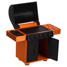 2Pcs Miniature Barbecue Rack Pla Pretend Play Kitchen Toy