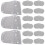 30Pcs Washable Hard Hat Sweatbands Grey Breathable Sweatproof Liners 1