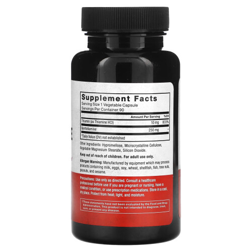 Force Factor, Benfotiamine, 250 mg, 90 Vegetable Capsules 1