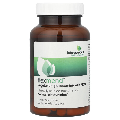 Futurebiotics, FlexMend, Wegetariański Glukozamina z MSM, 90 Wegetariańskich Tabletek 2