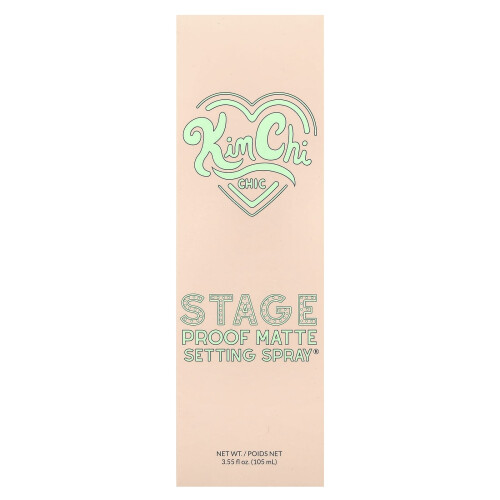 KimChi Chic Beauty, Stage Proof Matte Setting Spray, 01 Matte Finish, 3,55 fl oz (105 ml) 1