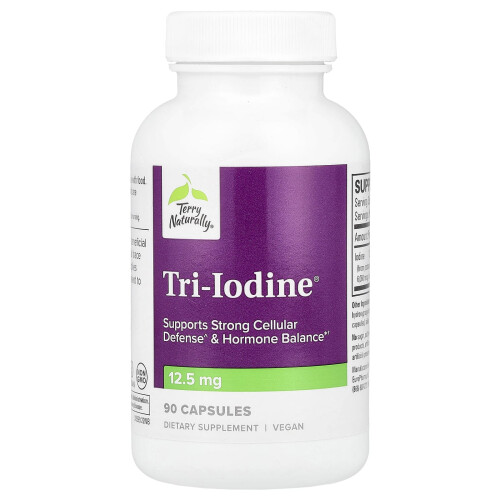 Terry Naturally, Tri-Iodine, 12.5 mg, 90 Φιαλίδια 2