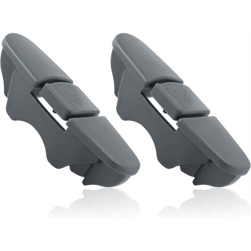 2-Piece Dishwasher Upper Rack Slide Stop Clips, Compatible with   Dishwashers, Replacement for AP6022472