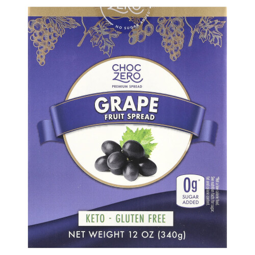 ChocZero, Grape Jam Style, 12 oz (340 g) 2