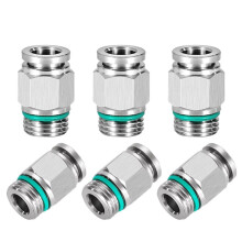 304 Stainless Steel PC Pneumatic Quick Connector G Thread Thread Pipe Water Gas Connector M5 1/4" BSP