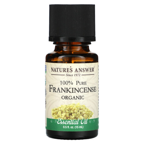 Nature's Answer, 100% Πουρές Οργανικής Βιολογικής Ολικής Ελαίου, Φραγκινκένσας, 0.5 fl oz (15 ml) 2