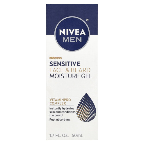 NIVEA Νιβέα, Ανδρικά, Εύαριστο Προσώπου & Βάρδας Υγρασία Γέλ, 1.7 fl oz (50 ml) 1