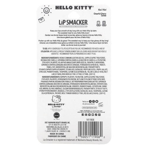 Lip Smacker, Hello Kitty, Balsamo Labiale e Gloss, 2 Pezzi 2
