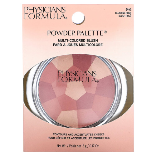 Physicians Formula, Powder Παλέτα, Multi-Colored Ρόζ, 2466 Blushing Rose, 0.17 oz (5 g) 1