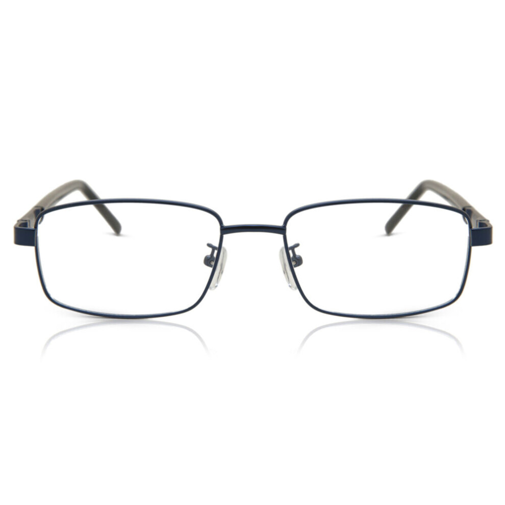 Smartbuy Collection Blue Full Rim Rectangle Ivy 659E Unisex Eyeglasses