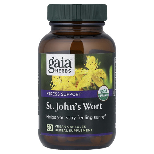 Gaia Herbs, St. John's Wort, 60 Βεγανικά Φύλλα 2