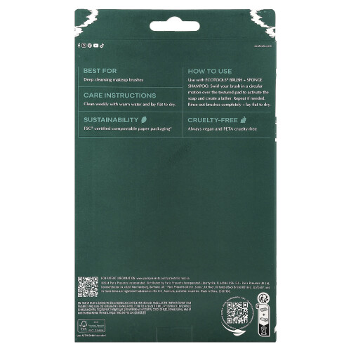EcoTools EcoTools, Makeup Brush Cleansing Pad, 1 Pad 2