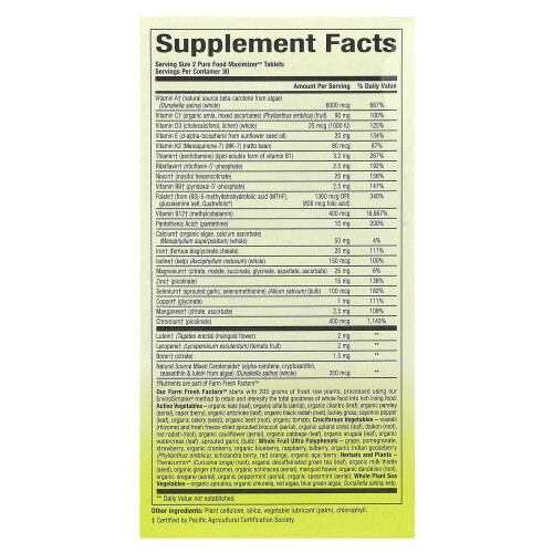 Natural Factors, Terra e Mare, Multivitamina e Minerale per Donne, 60 Compresse 1